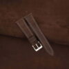 Chocolate Nubuck Leather Watch Strap