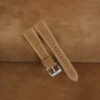 Brown Suede Leather Watch Strap