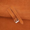 Burnt Orange Suede Leather Watch Strap