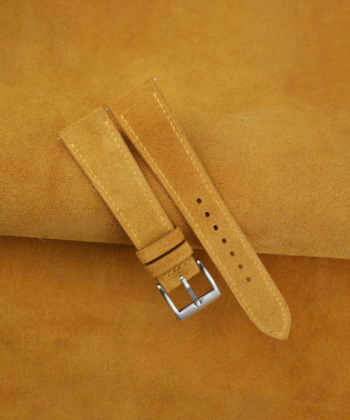 Whiskey Suede Leather Watch Strap