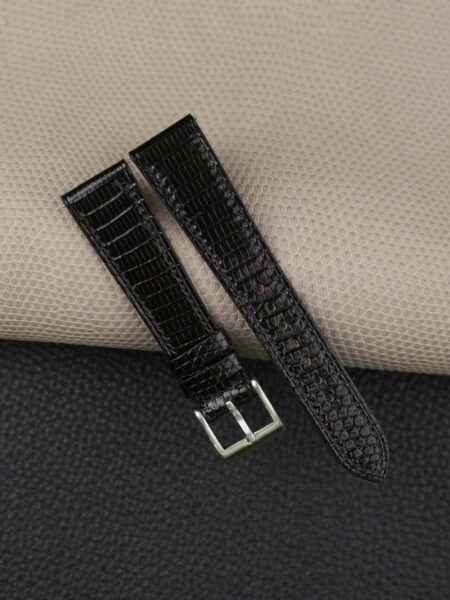Black Saffiano Leather Apple Watch Band | Handdn - Bespoke Watchstraps