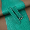Green Snake Sea Leather Watch Strap