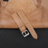 Vintage Dark Beige Stingray Leather Watch Strap