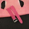 Vintage Pink Stingray Leather Watch Strap