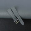 Steel Grey Alran Chevre Leather Watch Strap