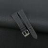 Black Alran Chevre Leather Watch Strap
