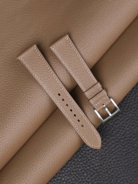 Brown Alran Chevre Leather Watch Strap