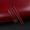 Burgundy Shell Cordovan Leather Watch Strap