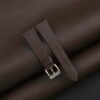 Dark Brown Epsom Leather Watch Strap