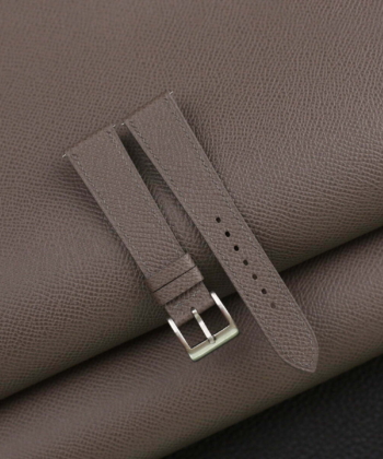 Graphite Grey Epsom Leather Watch Strap