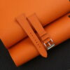 Orange Epsom Leather Watch Strap