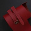 Red Epsom Leather Watch Strap