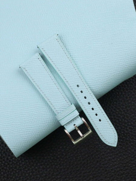 Turquoise Epsom Leather Watch Strap