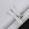 White Epsom Leather Watch Strap