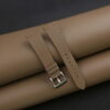 Taupe Epsom Leather Watch Strap