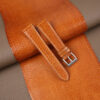Cognac Snake Sea Leather Watch Strap