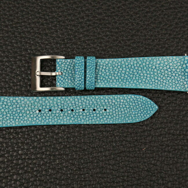 Vintage Turquoise Stingray Leather Watch Strap