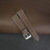 Dark Brown Barenia Leather Watch Strap