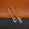 Golden Brown Barenia Leather Watch Strap