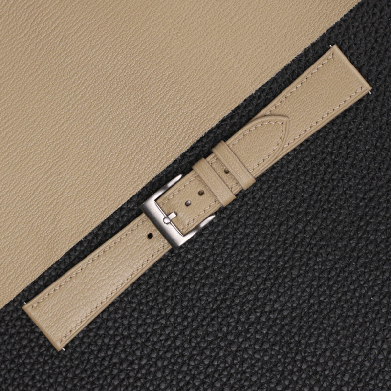 Sand Alran Chevre Leather Watch Strap | Handdn - Bespoke Watchstraps