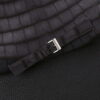 black nubuck alligator leather watch strap