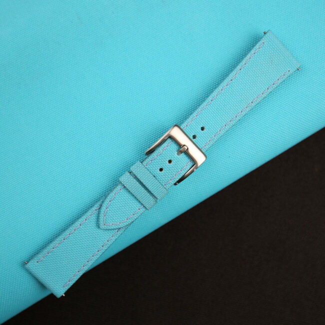 Turquoise Canvas Watch Strap