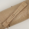 Beige Alligator Leather Watch Strap