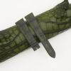 Green Alligator Leather Watch Strap