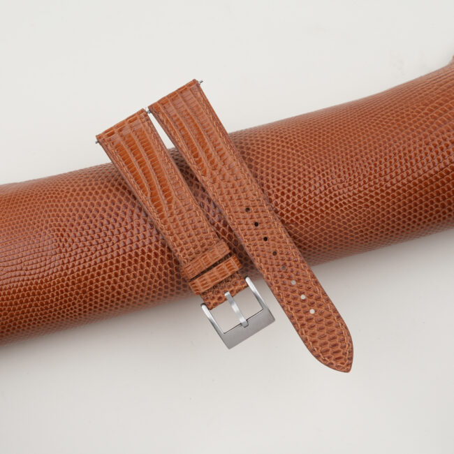 Brown Lizard Leather Watch Strap