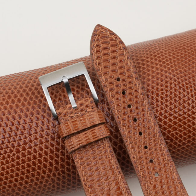 Brown Lizard Leather Watch Strap