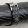 Zirconium Lizard Leather Watch Strap