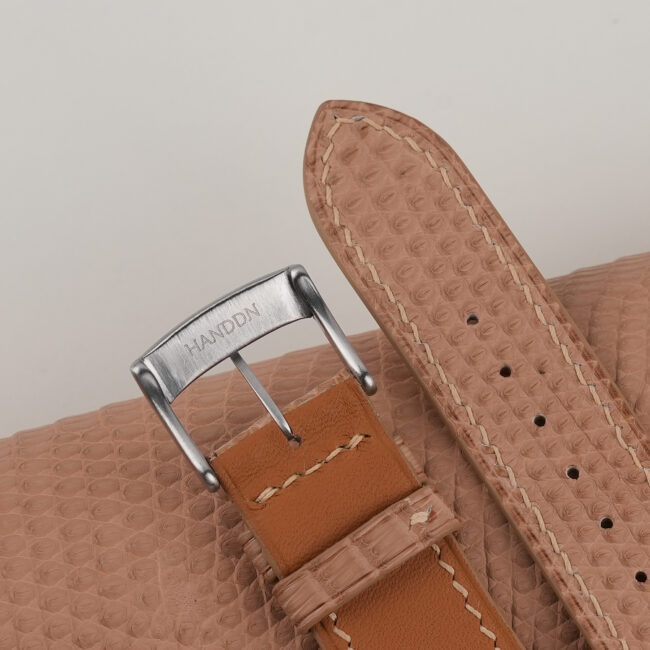 Light Brown Lizard Leather Watch Strap