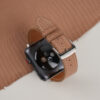 Light Brown Lizard Leather Apple Watch Band
