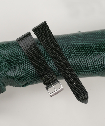 Vintage Dark Green Lizard Leather Apple Watch Band