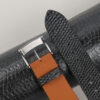 Vintage Zirconium Lizard Leather Watch Strap