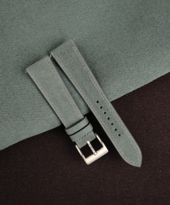 Moss Alcantara Watch Strap