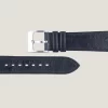 Black Ostrich leather Watch Strap