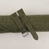 Green Ostrich leather Watch Strap