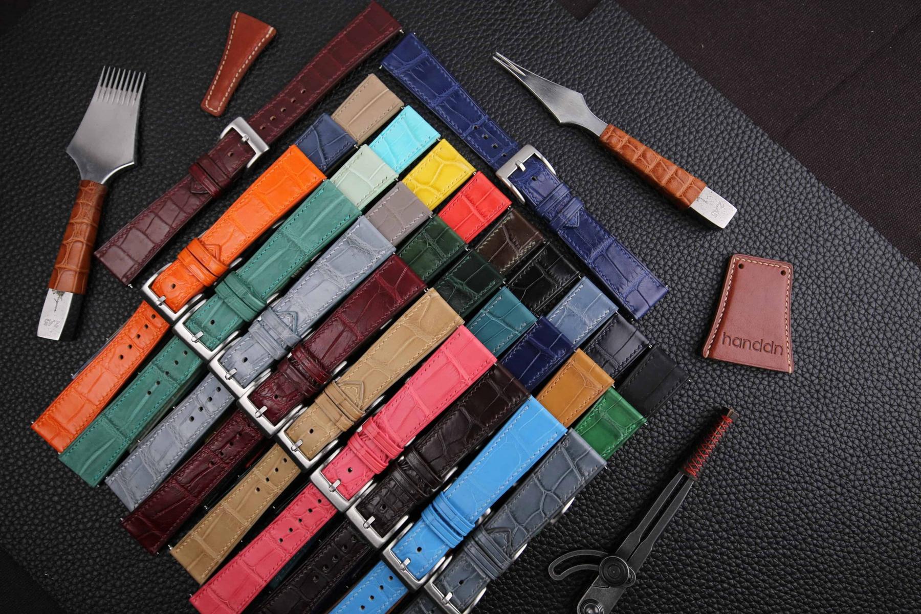 All alligator leather colors in Handdn