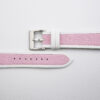 Light Pink Canvas Folded Edge Epsom Watch Strap (2)
