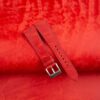 Red Maya Vegetable Tanned Calfskin Leather Watch Strap