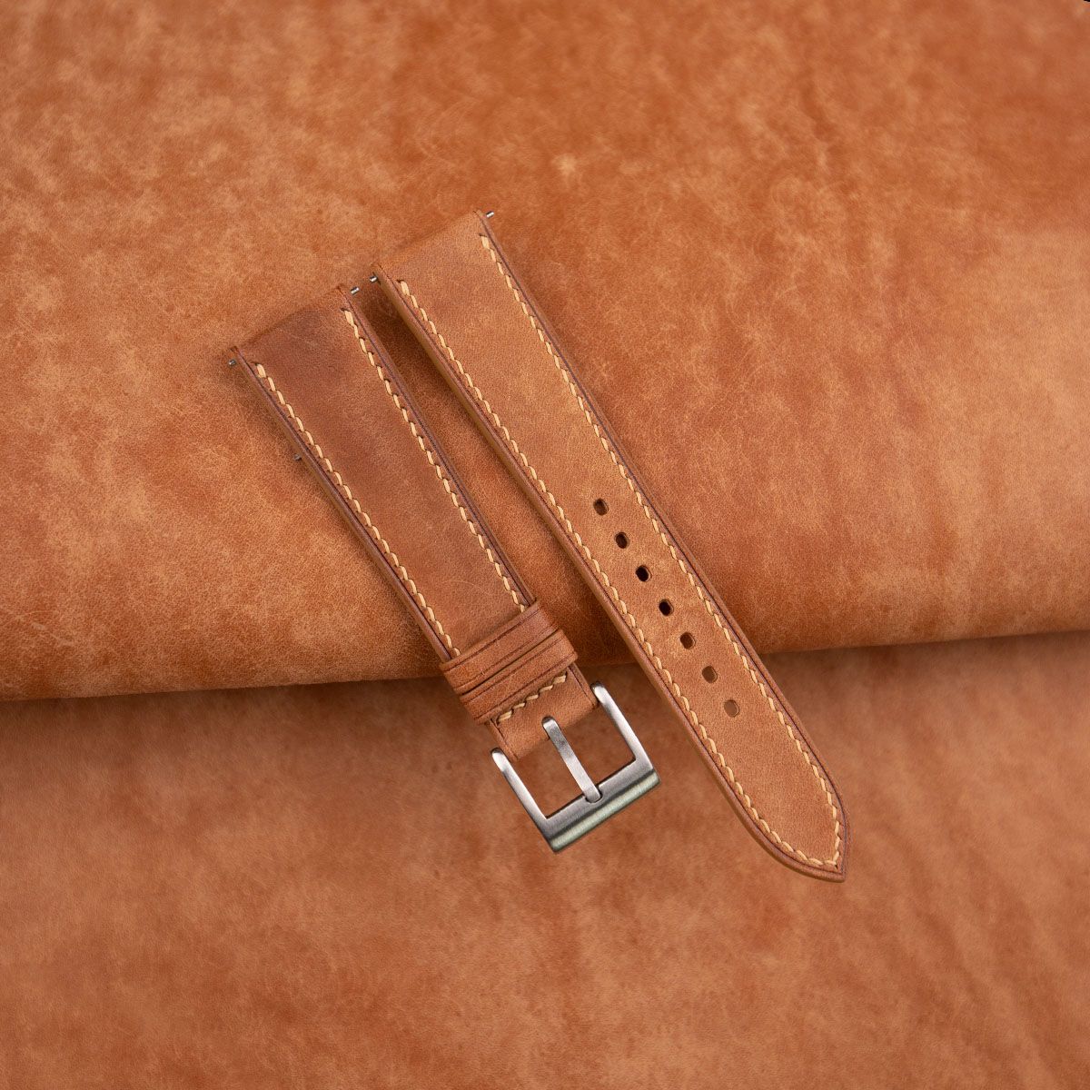 Handcrafted Vachetta Leather Shoulder Strap Replacement - Natural Vachetta  Leather or Honey Vintage Tanning Handmade Patina - 27 Strap