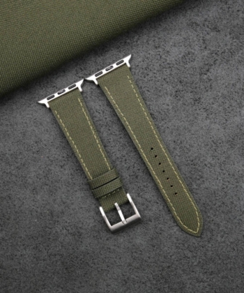 Olive Canvas Apple Watch Band