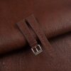 Alran Fat Nat Chevre Goat Reddish Brown leather watch strap