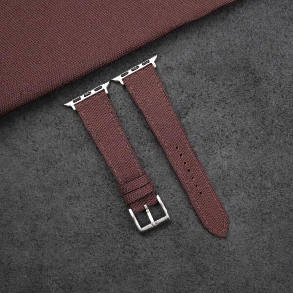 Brown Canvas Apple Watch Band