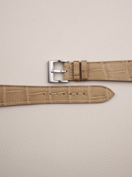 Natural Shell Cordovan Leather Apple Watch Band | Handdn - Bespoke ...