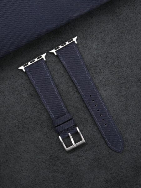 Navy Canvas Apple Watch Band