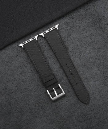 Black Canvas Apple Watch Band