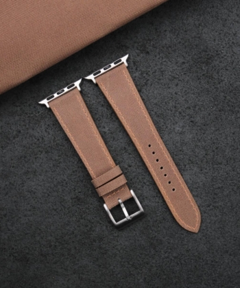 Brown Canvas Apple Watch Band