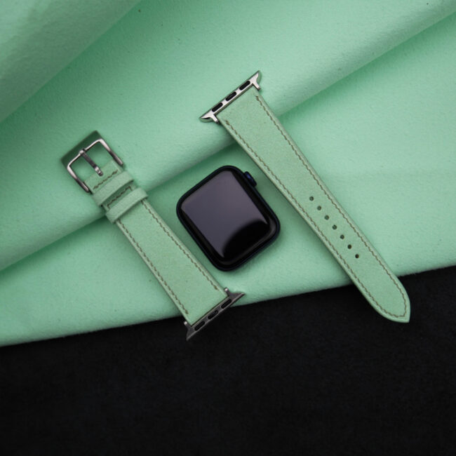 Mint Alcantara Apple Watch Band 2